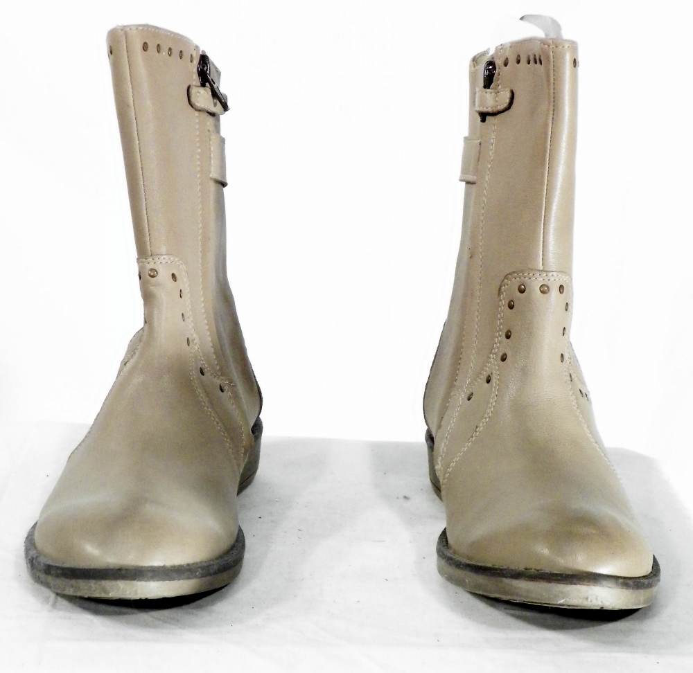Bottes Fille Taupe NOËL P 35 Comme neuf - Vue 3 - 