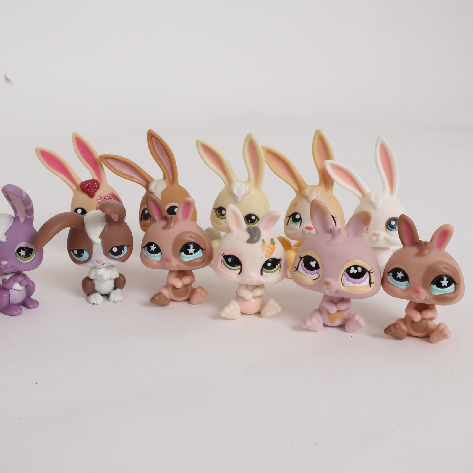 Lot de 18 figurines lapins Hasbro LPS Pet Shop Bon état - Vue 7 - 