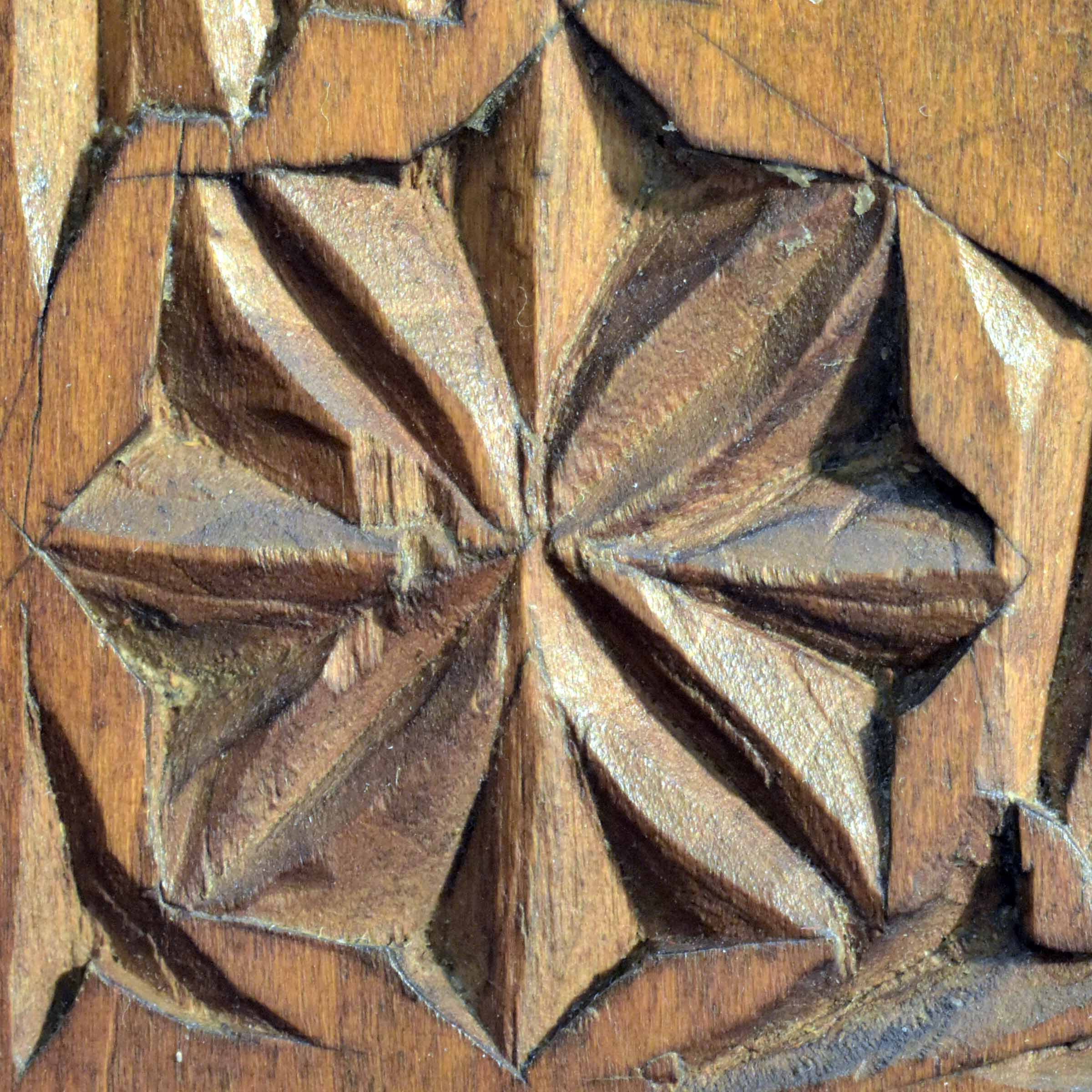 Petite Etagère Murale Incomplète - Bois Sculpté - Photo 13