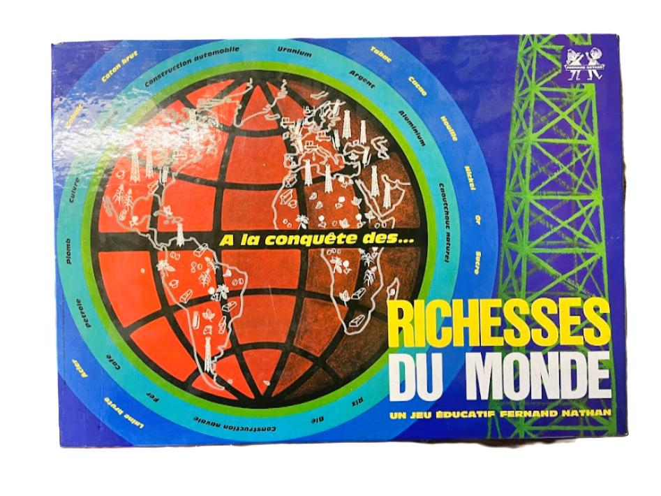 Voir photo 4 de Jeu de société Richesses du Monde. Fernand Nathan, 1975 Jeu de société Richesses du Monde. Fernand Nathan, 1975 Bon état - Vue 4 -