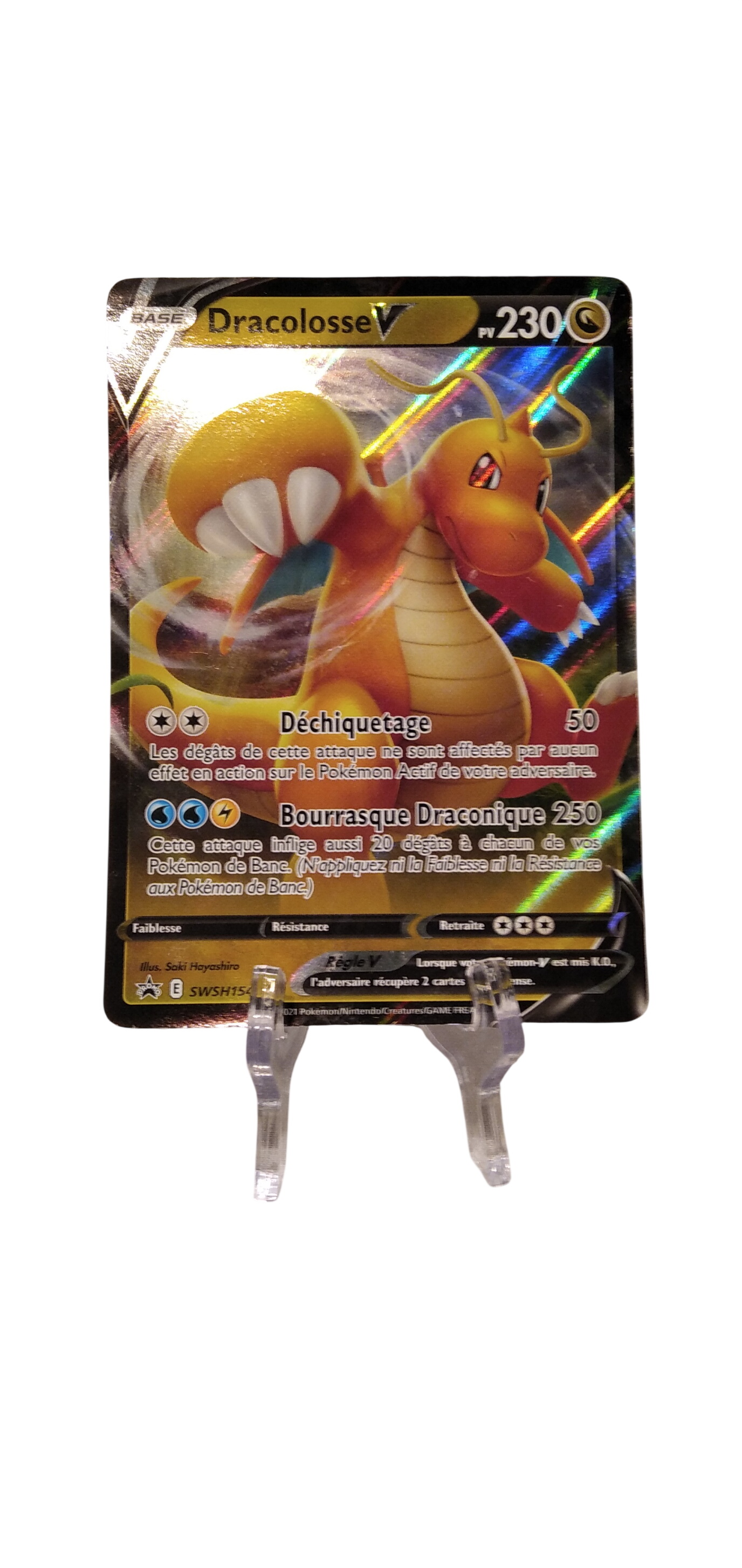Acheter Carte Pokémon "Dracolosse" PV230 Bon état - 10,00 € Carte Pokémon "Dracolosse" PV230 Bon état - reconditionné disponible sur Label Emmaüs