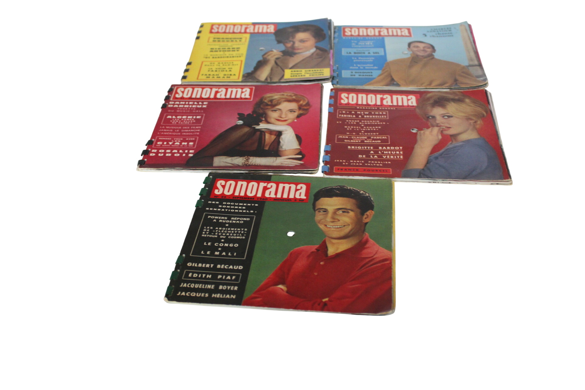 Lot de 5 magazines sonores SONORAMA Bon état -  reconditionné disponible sur Label Emmaüs