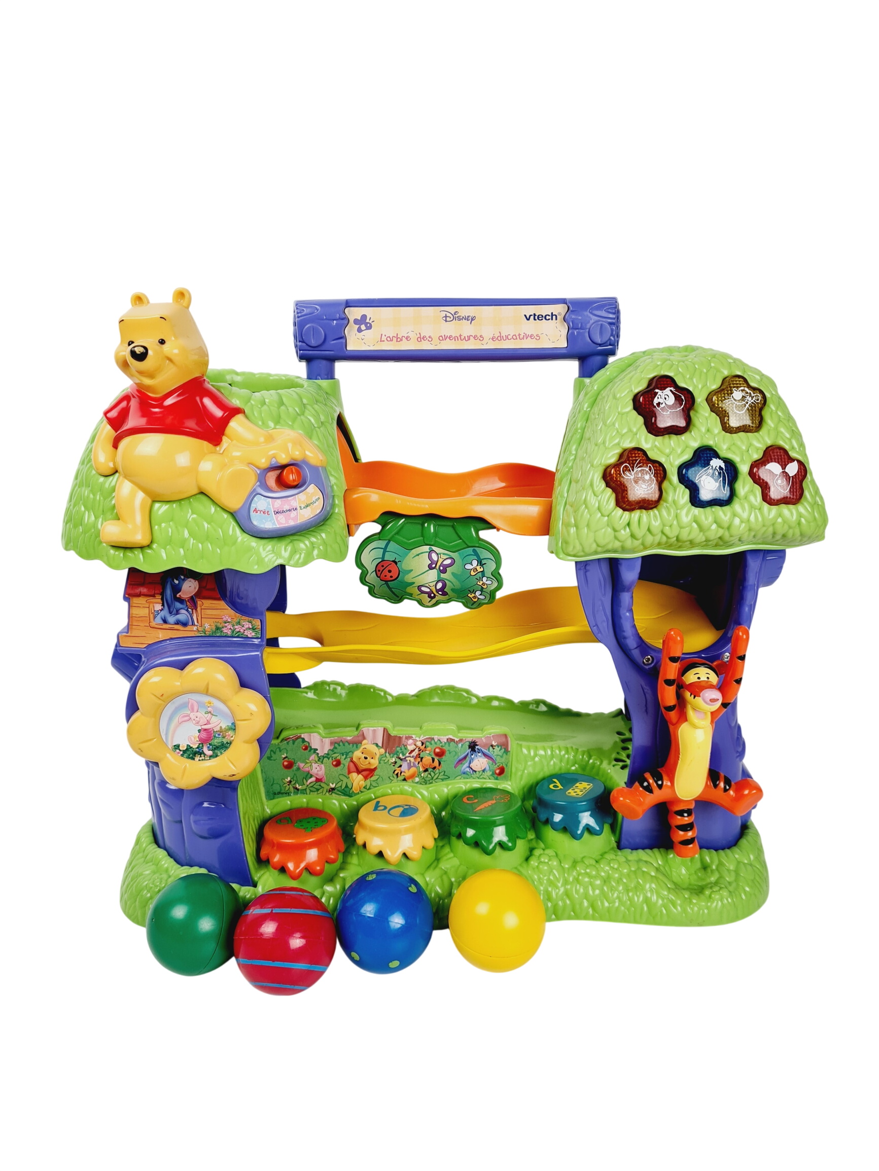 Acheter Jouet 1er âge - L'arbre des aventures multi-activités - Winnie l'Ourson - Vtech - Dès 12 mois Bon état - 12,00 € Jouet 1er âge - L'arbre des aventures multi-activités - Winnie l'Ourson - Vtech - Dès 12 mois Bon état - reconditionné disponible sur Label Emmaüs
