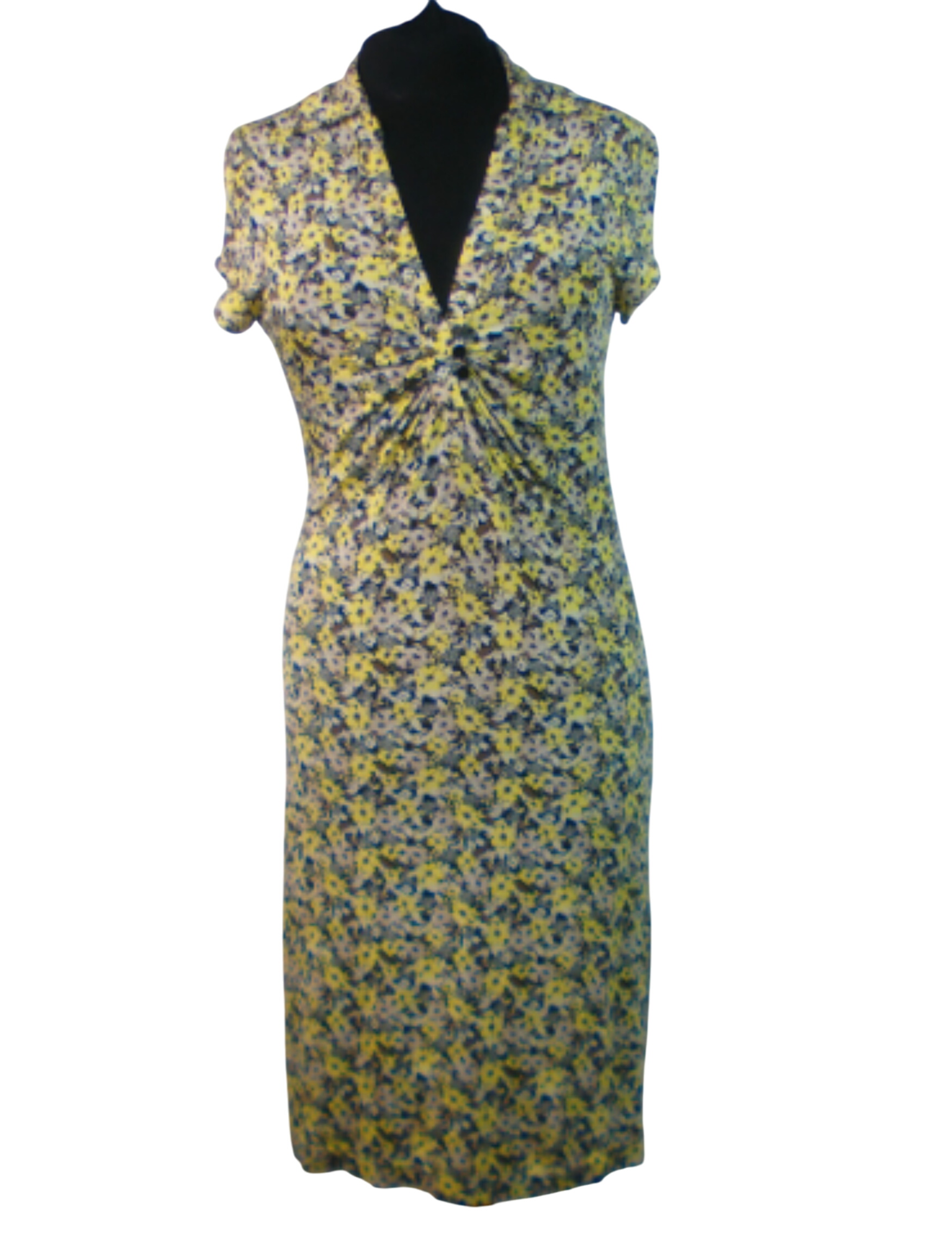 Robe Sinquanone, motifs fleurs et tissu extensible, taille 38 - sinquanone paris - Modalova