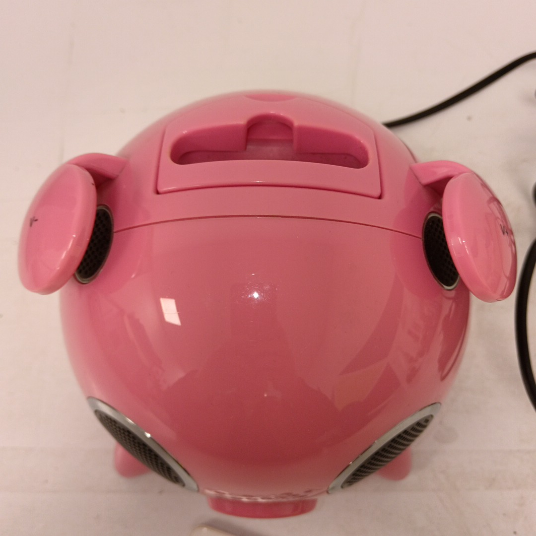 Voir photo 3 de Enceinte iPod originale – Cochon rose – AMETHYST – Vintage Enceinte iPod originale – Cochon rose – AMETHYST – Vintage Bon état - Vue 3 -