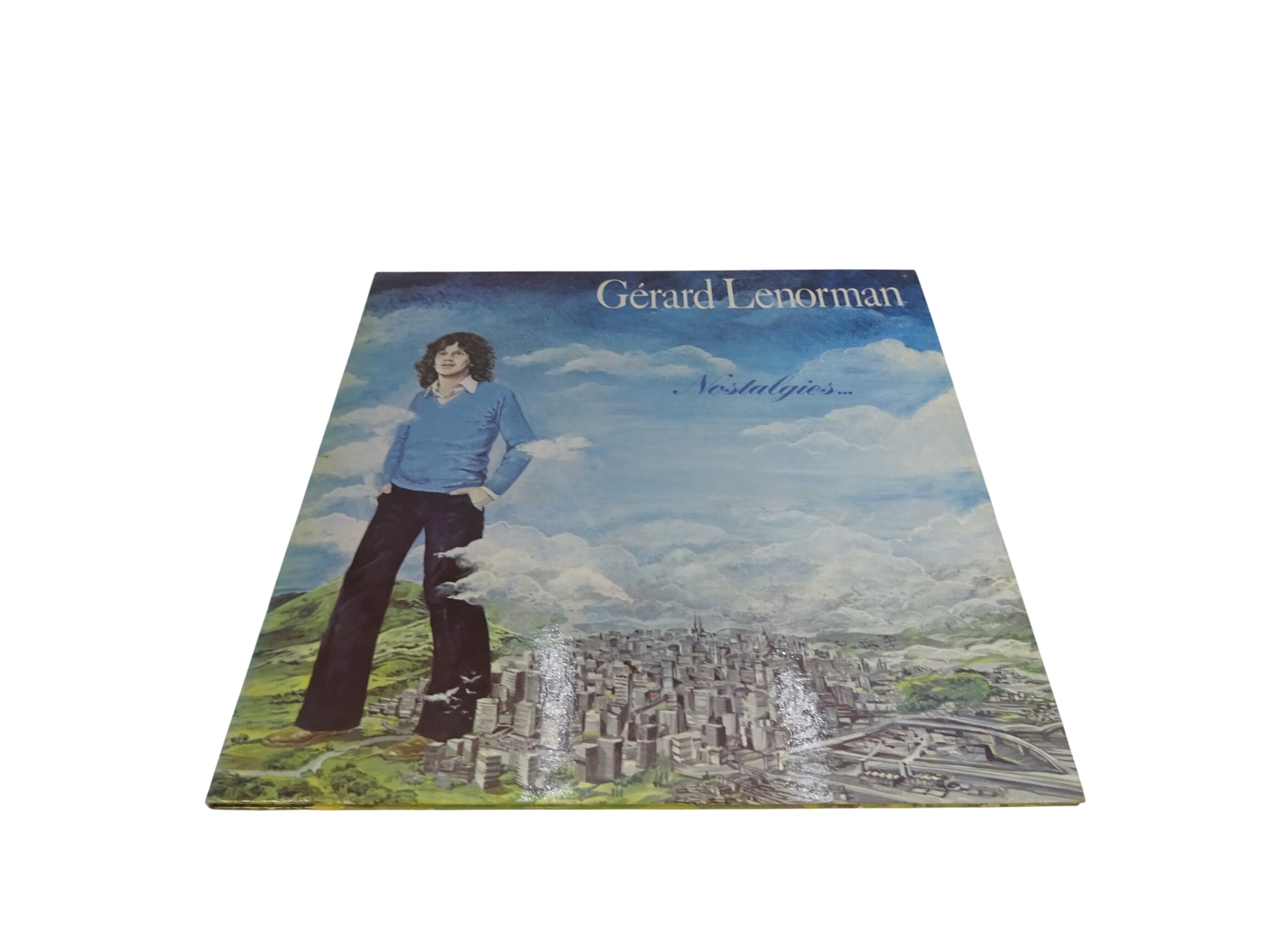 Vinyle 33 tours Gérard Lenorman "Nostalgies" Bon état -  reconditionné disponible sur Label Emmaüs