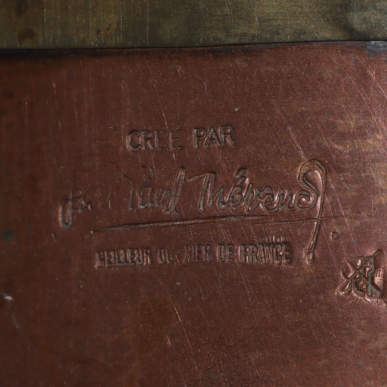 Seau à charbon en cuivre Jean Paul THEVENOT - Photo 5