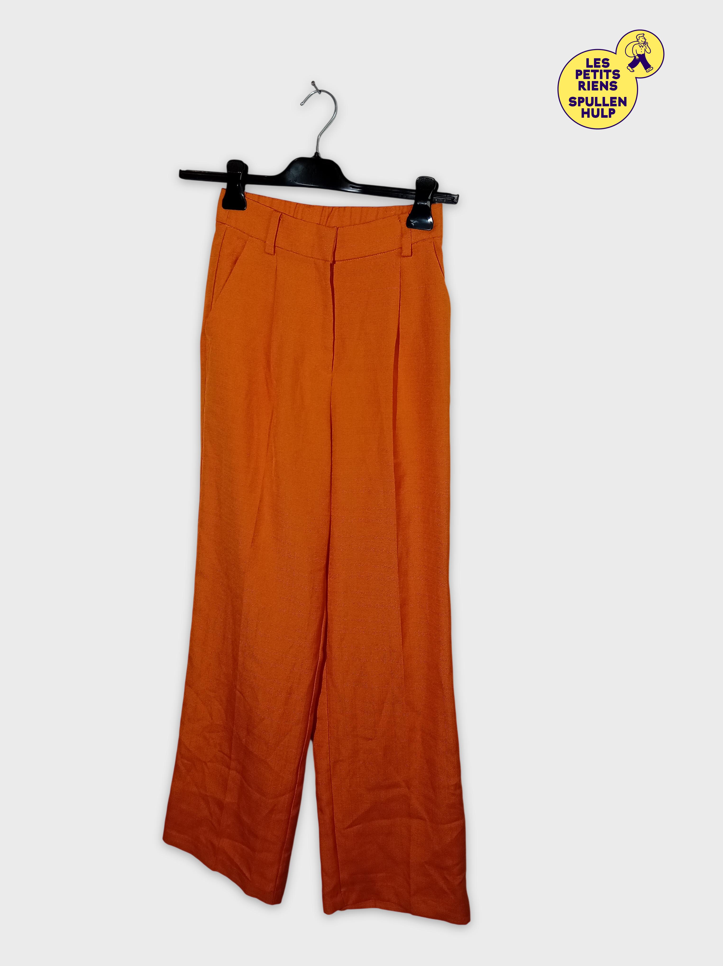 Pantalon H&m Orange Taille 34 Xs Léger Et Fluide (T4023) Très bon état -  reconditionné disponible sur Label Emmaüs