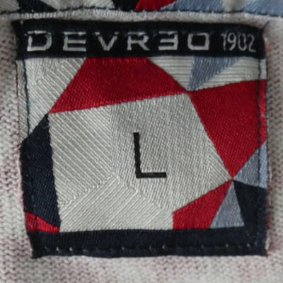 Pull blanc imprimé - homme - Devred - taille L Très bon état - Vue 5 - 