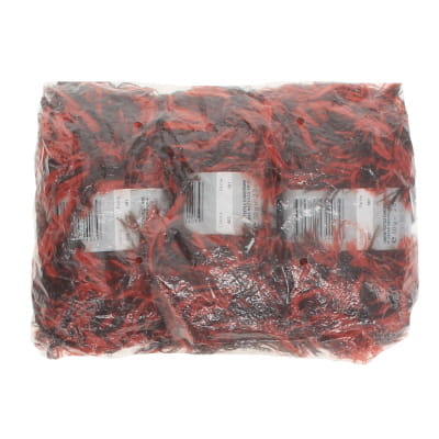 Lot de 3 pelotes noires et rouges - Féline - 50 g par pelote - Photo 1
