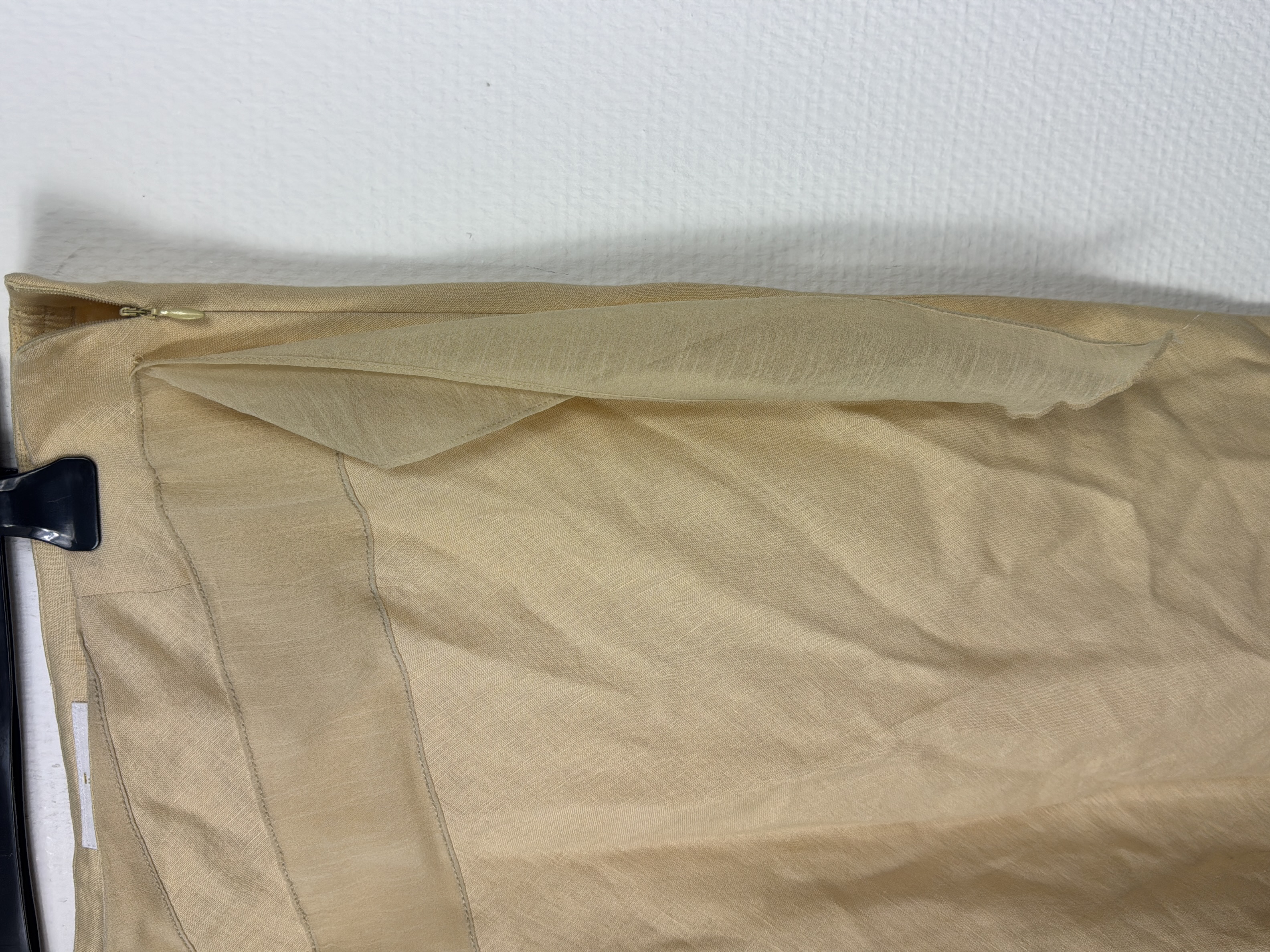 Jupe Midi Plissée Beige Un Jour Ailleurs 🌼 Taille xxxl - Photo 2
