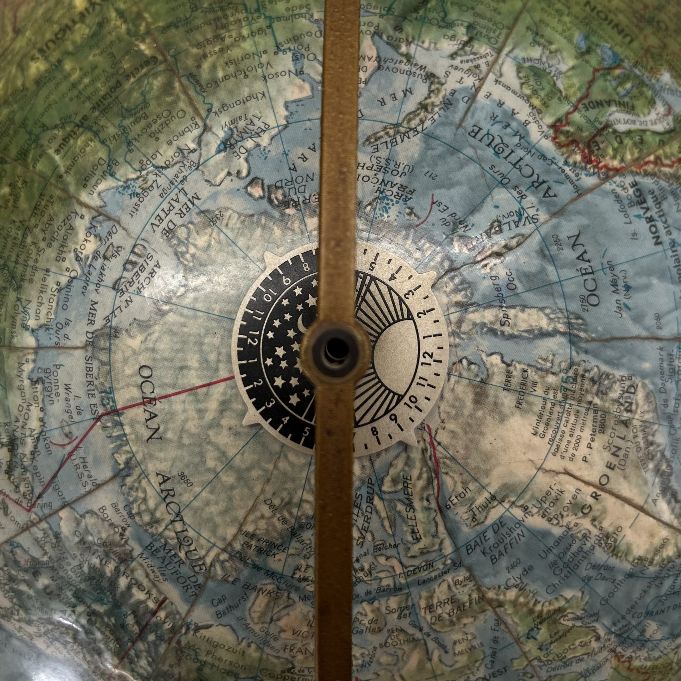 Globe terrestre vintage Scan-Globe années 70 - Idée cadeau 🎁 - Photo 3