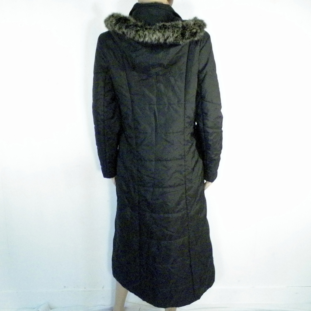  Manteau Femme Noir BURTON Taille Estimée 38/40. Bon état - Vue 3 - 