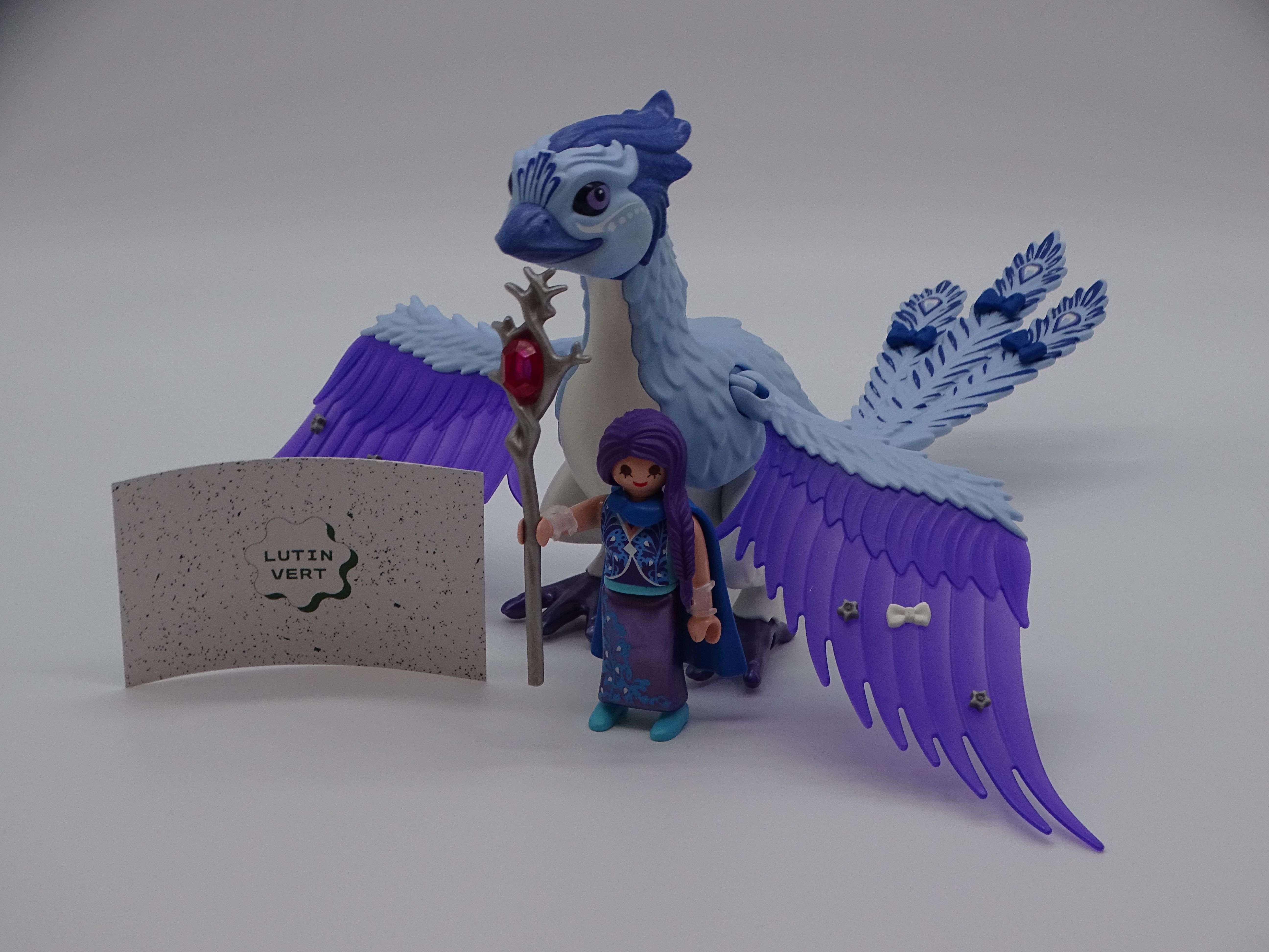 Playmobil pièce unique « Phoenix royal et la gardienne » d'occasion PLAYMOBIL - Dès 4 ans | Ref 13224 Très bon état - Vue 2 - 