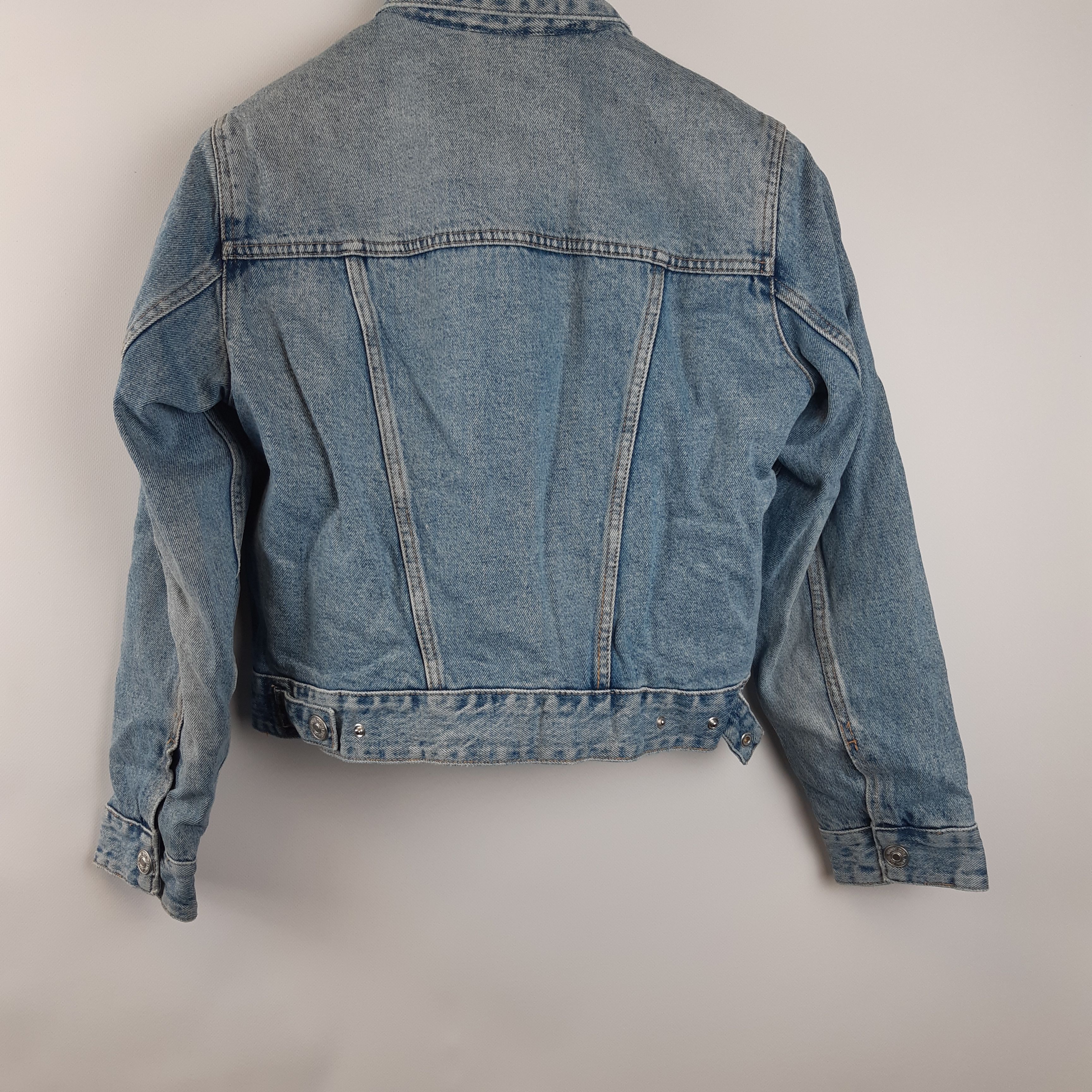 Voir photo 3 de Zara - Veste bleue coton fourrée - Taille M (estimée 42) Zara - Veste bleue coton fourrée - Taille M (estimée 42) Très bon état - Vue 3 -