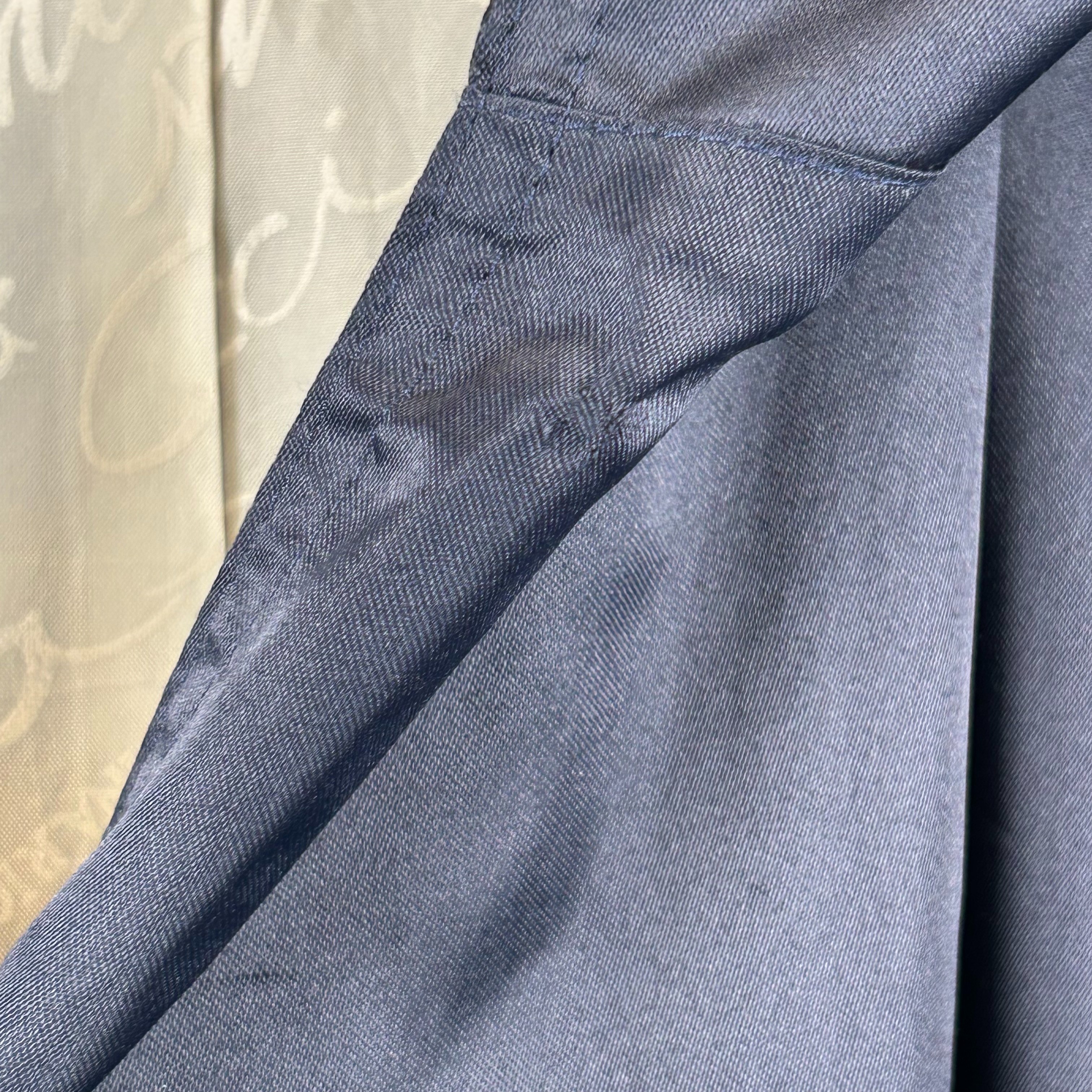Nina Ricci évolution - Veste en polyester bleue marine - Taille 40 - Photo 4