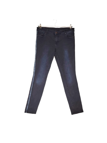 NAF NAF pantalon jeans y2k coupe droite pour femmes - Taille 42/XL - Photo 1