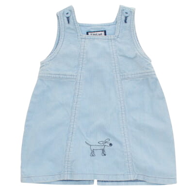Robe en jeans bleue sans manches - bébé - Tirelire - taille 6 mois - Photo 0