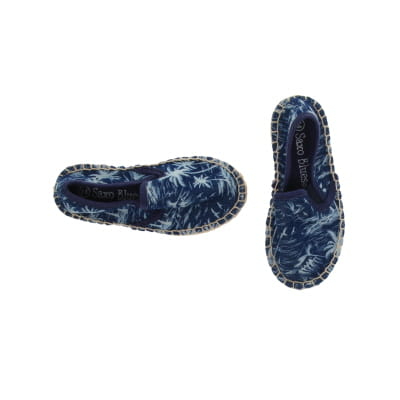Espadrilles bleues imprimées - Garçon - SAXO BLUES - Pointures 24 - Photo 1