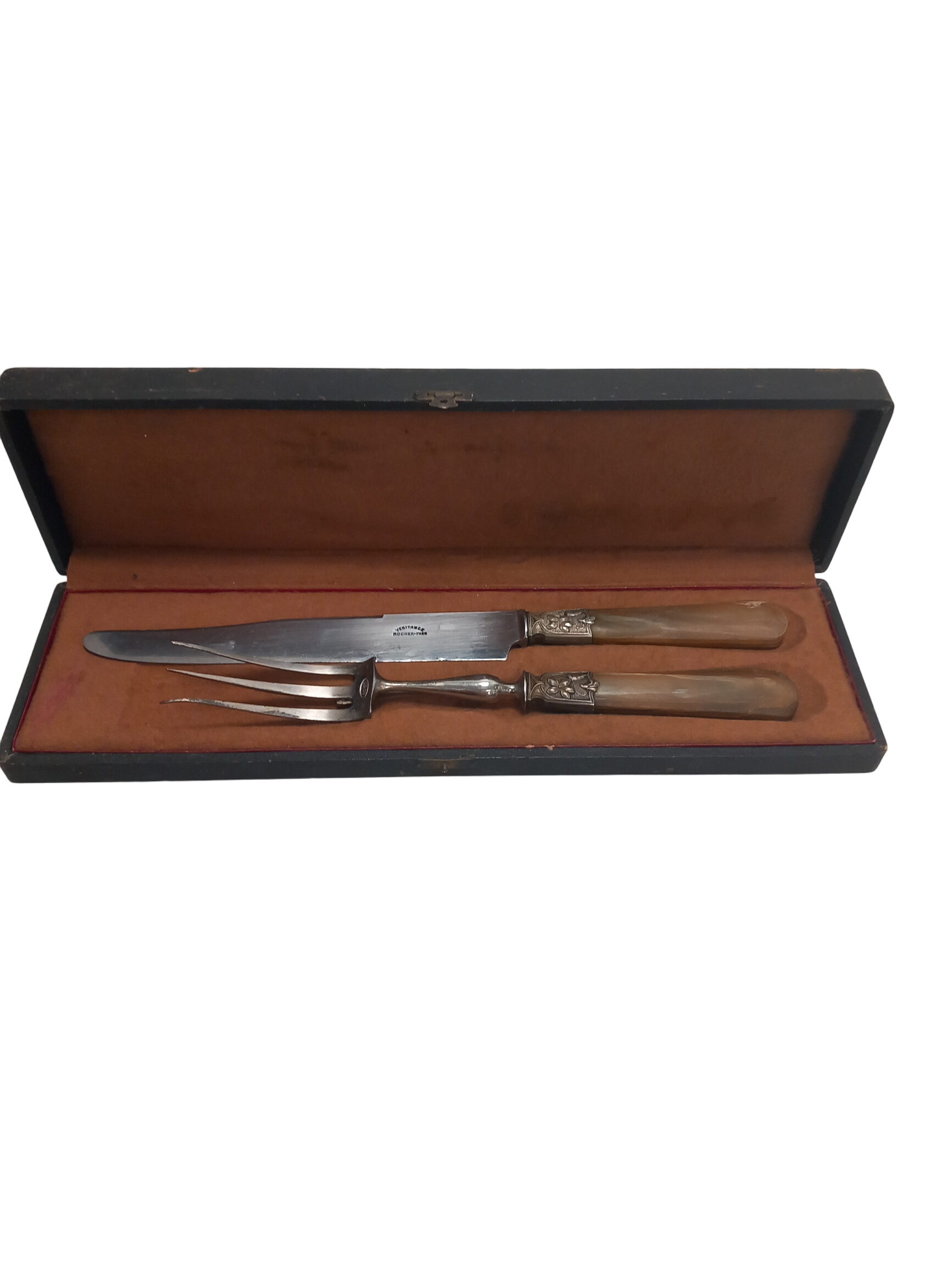 Service de 2 pièce à viande ancien - Photo 0