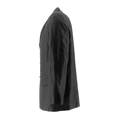 Voir photo 3 de Veste grise à rayures - Homme - NEW MAN - Taille 52 Veste grise à rayures - Homme - NEW MAN - Taille 52 Bon état - Vue 3 -
