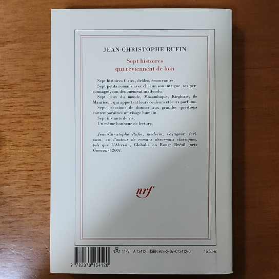 4 livres Jean-Christophe Rufin Gallimard état neuf - Photo 5