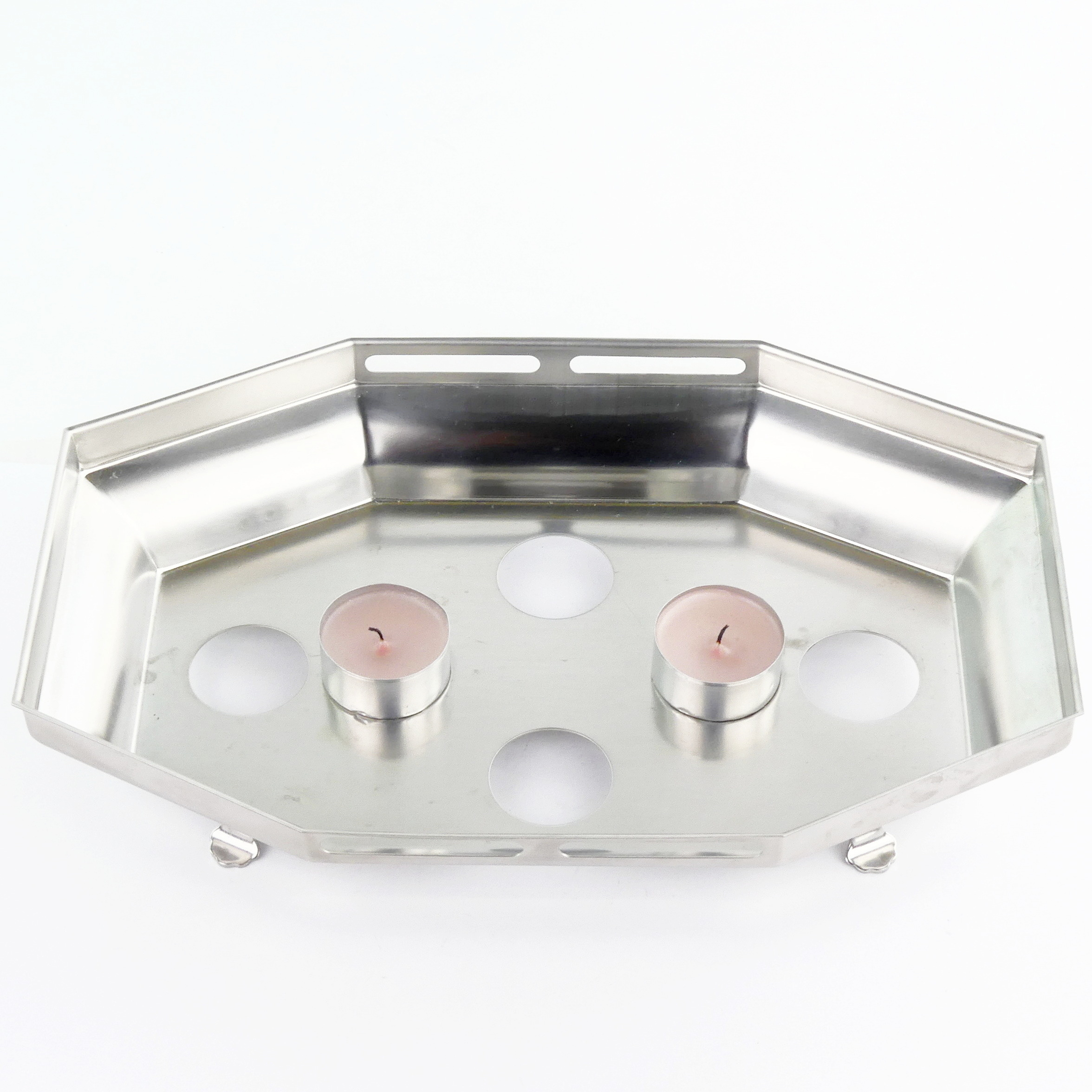 Chauffe plat octogonal en inox Jean Couzon - Photo 2