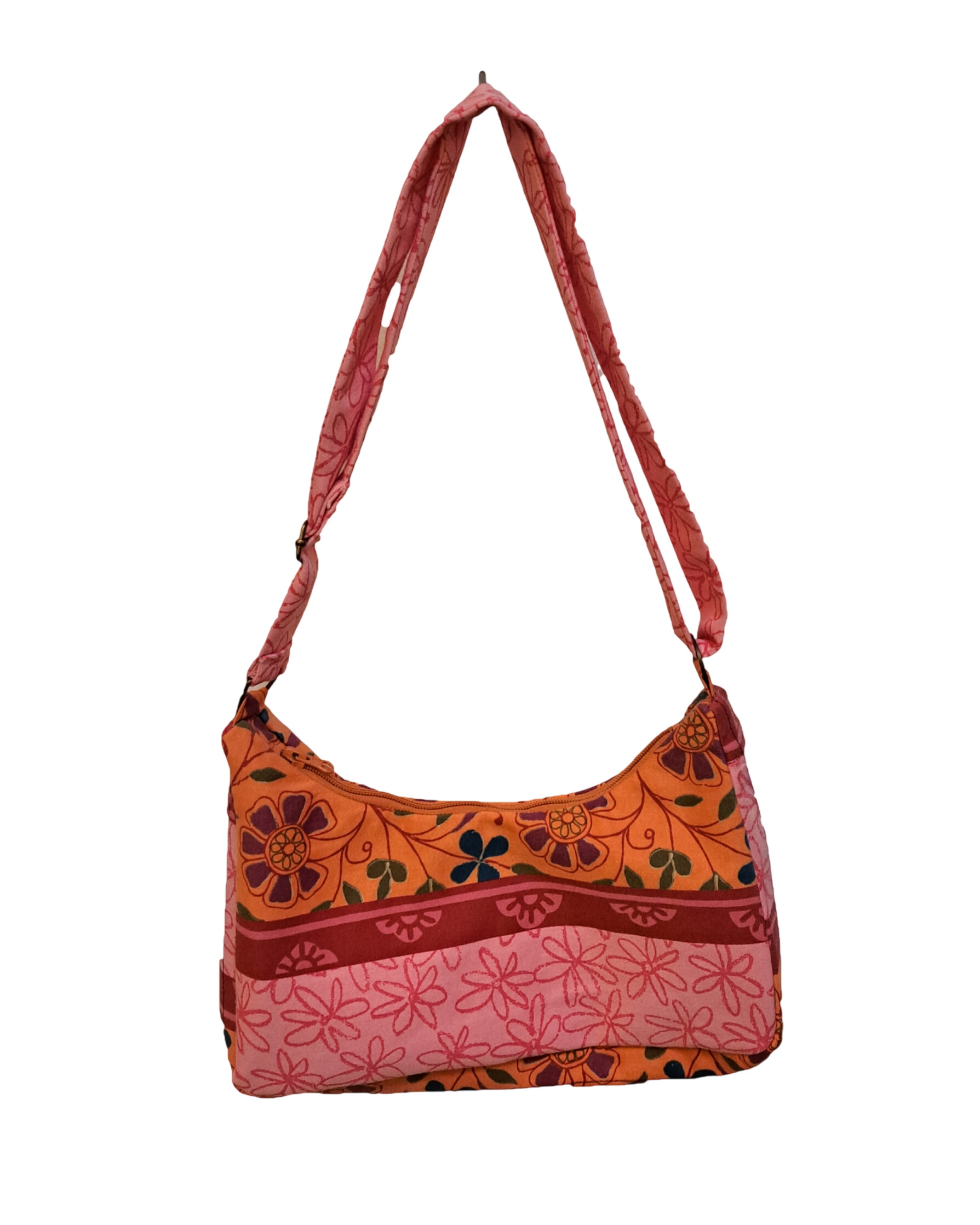 Sac à bandoulière - 100% matières recyclées - Etoffe meuse  -  reconditionné disponible sur Label Emmaüs