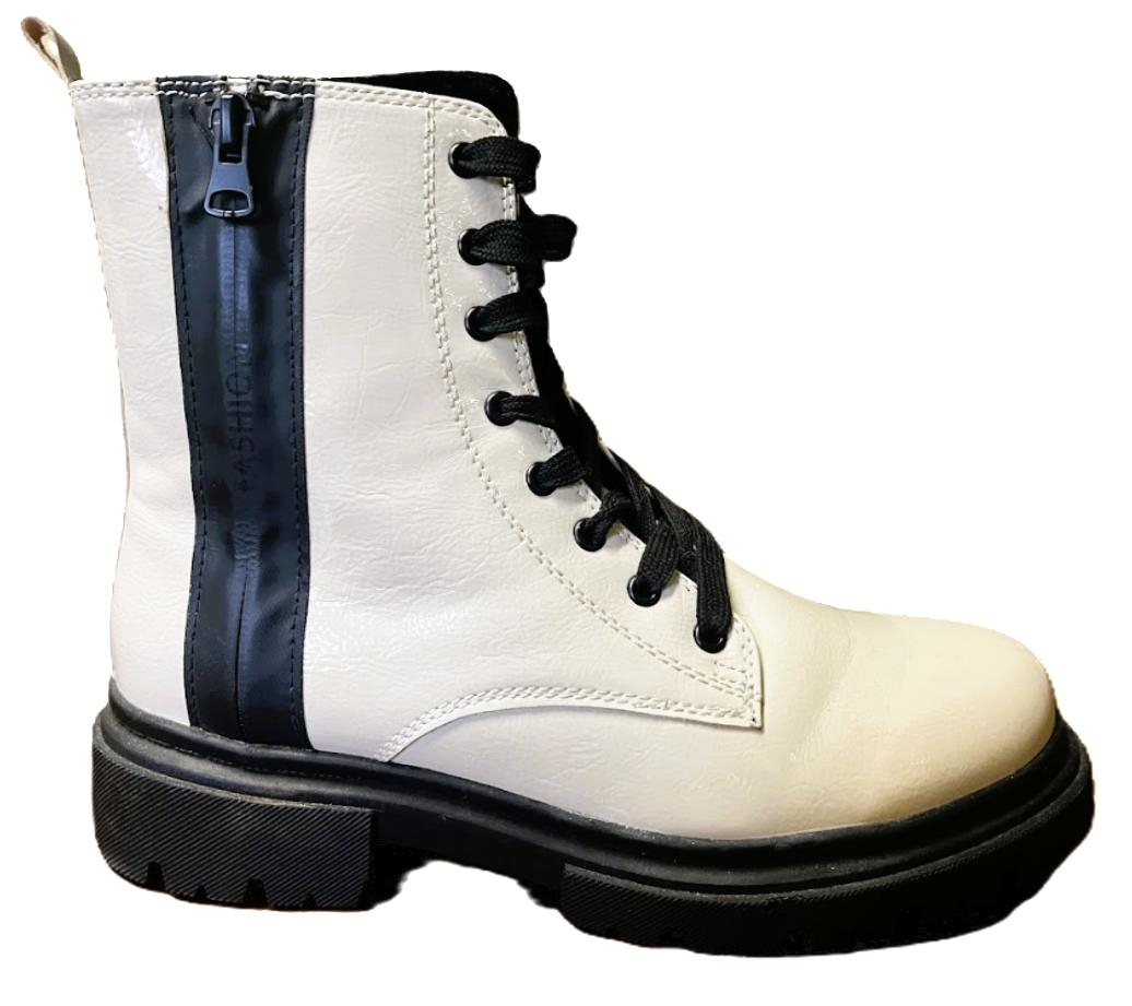 Paire de bottines Merry Scott. Taille 39. Lacets et fermeture éclair sur le côté Très bon état - Vue 3 - 