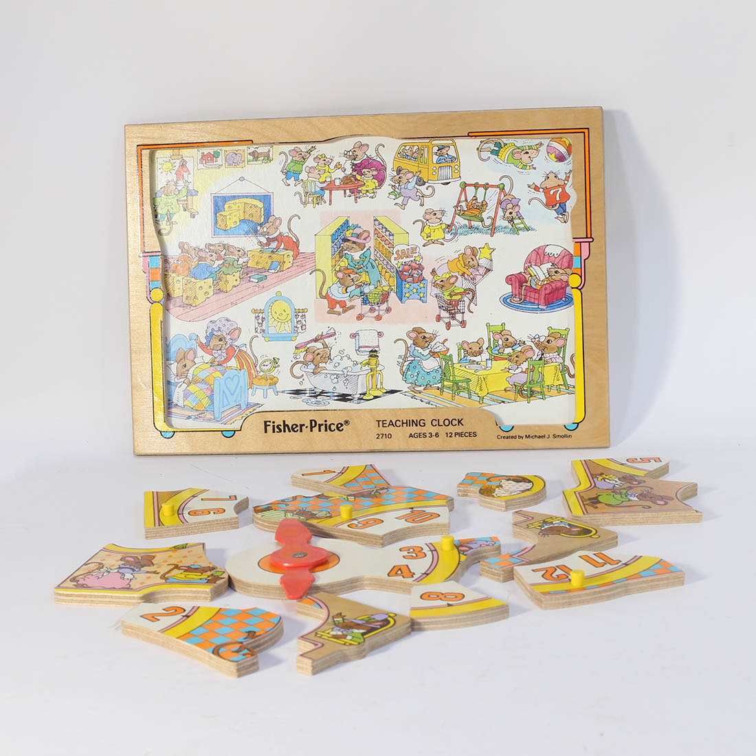 Puzzle Fisher-Price 1984  -  reconditionné disponible sur Label Emmaüs