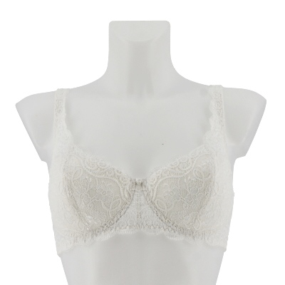 Soutien gorge blanc dentelle avec armatures - femme - Triumph - taille 95 C - Photo 0