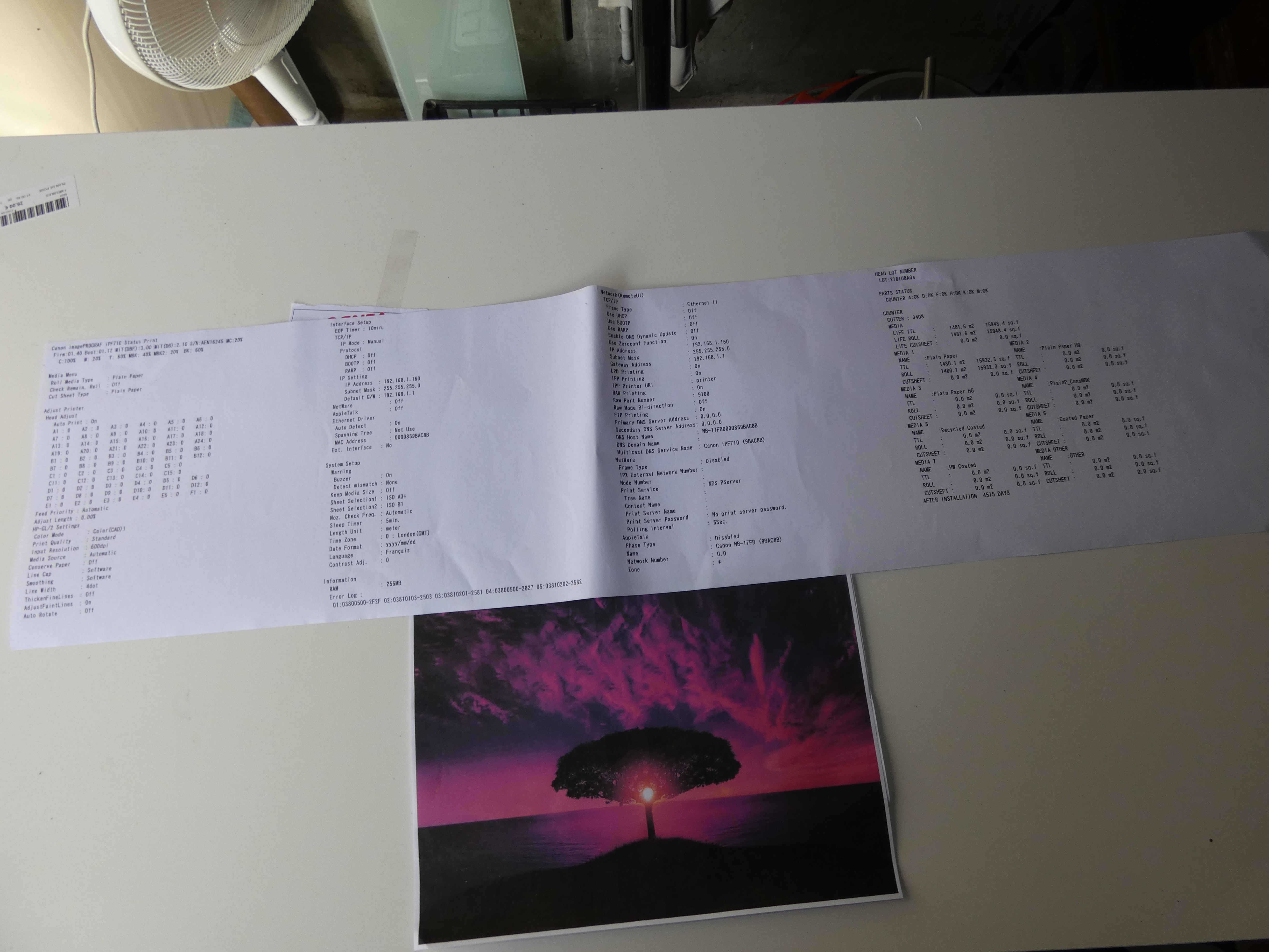 Imprimante CANON ImagePrograf iPF710 pour reprographie grands formats - Comme neuf - Photo 5