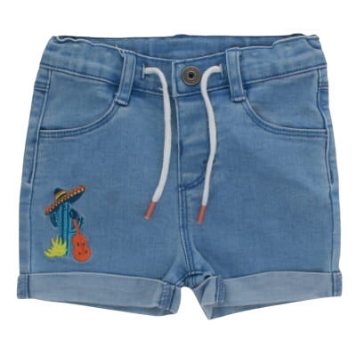 Short en jeans bleu - Bébé - La compagnie des petits - Taille 6 mois - Photo 0