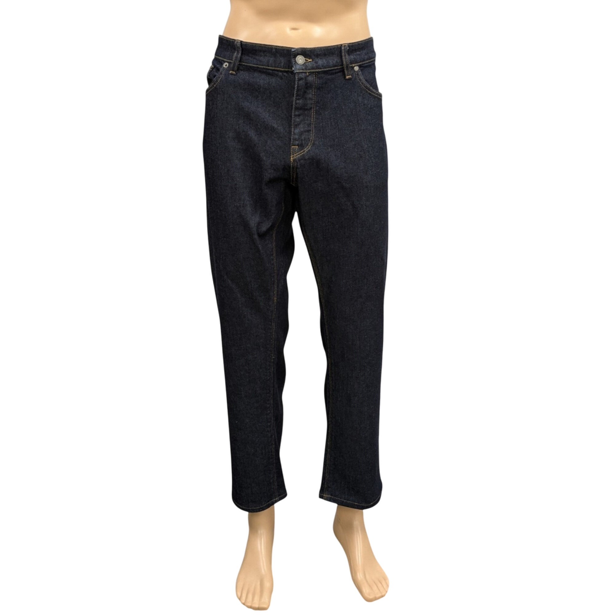 Pantalon Jean Hugo Boss Maine W38/L 32 = T 46/48 en toile denim bleu foncé - Photo 0