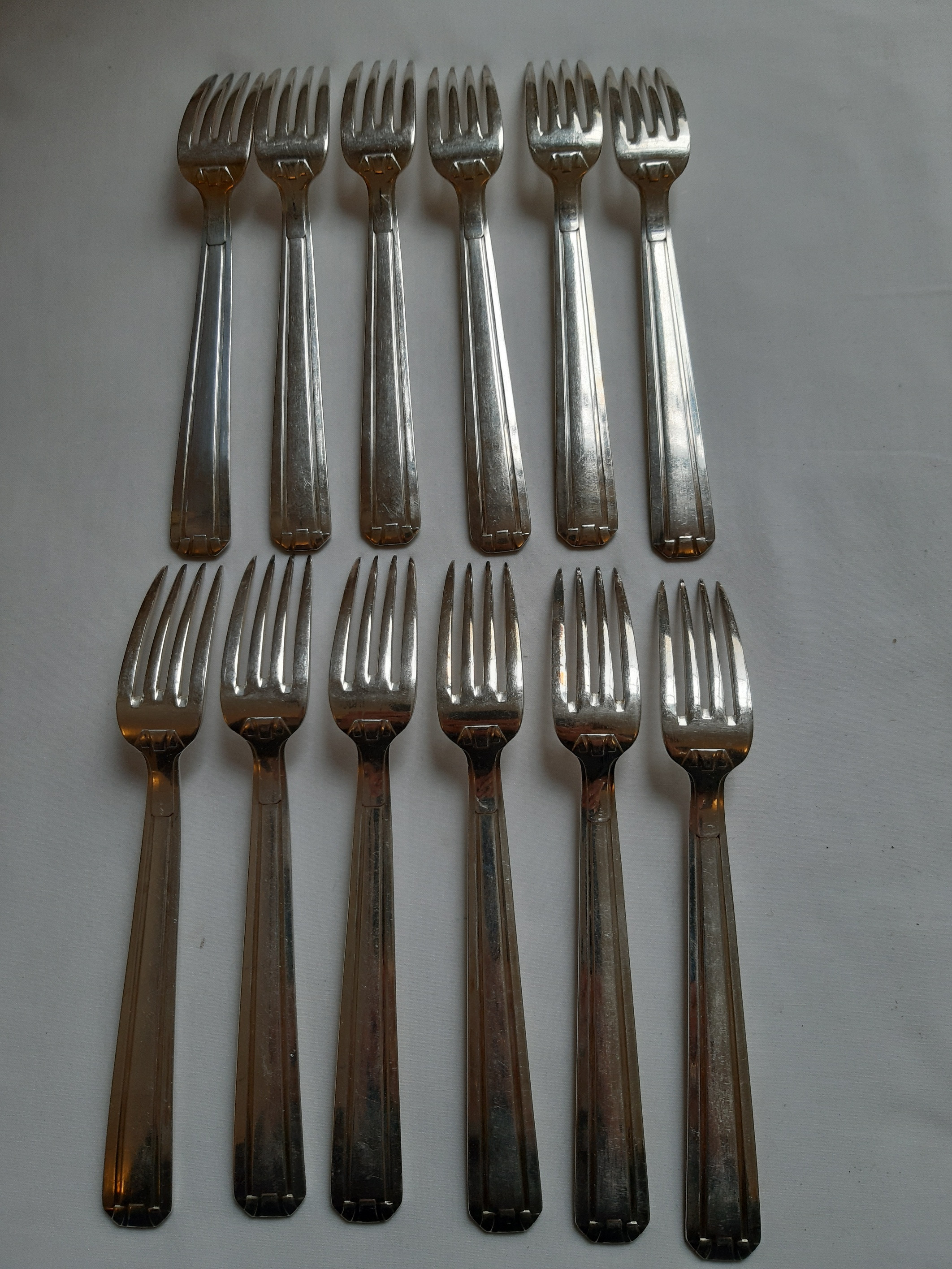 Ménagère 37 Pièces – Métal Argenté – Début XXème – Poinçons – Très Bon état