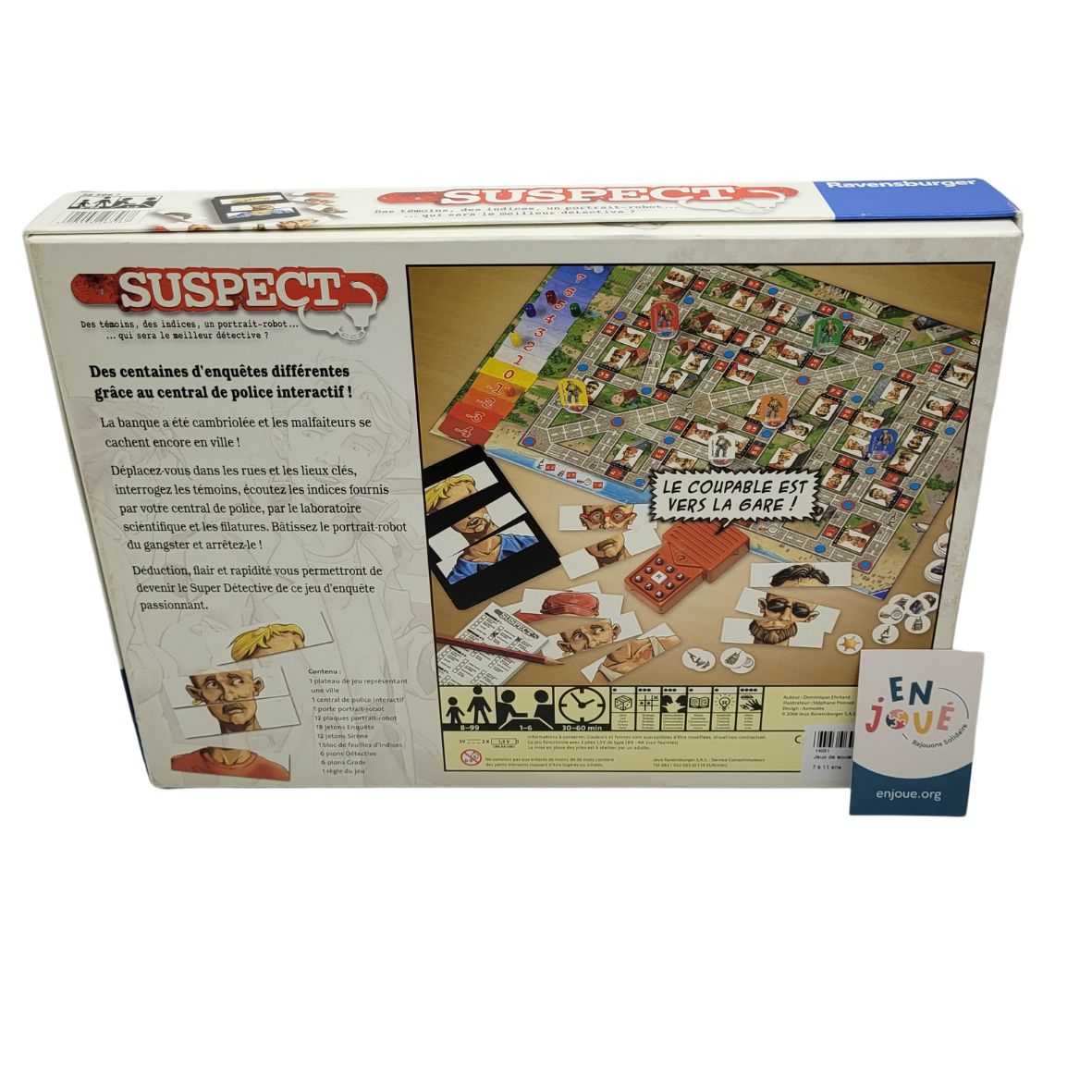 Voir photo 3 de Ravensburger Suspect à partir de 8 ans. Ravensburger Suspect à partir de 8 ans. Bon état - Vue 3 -