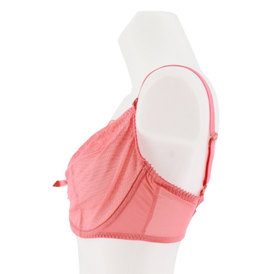 Soutien gorge rose dentelle avec armatures - femme - Darjeeling - taille 95  - Photo 2