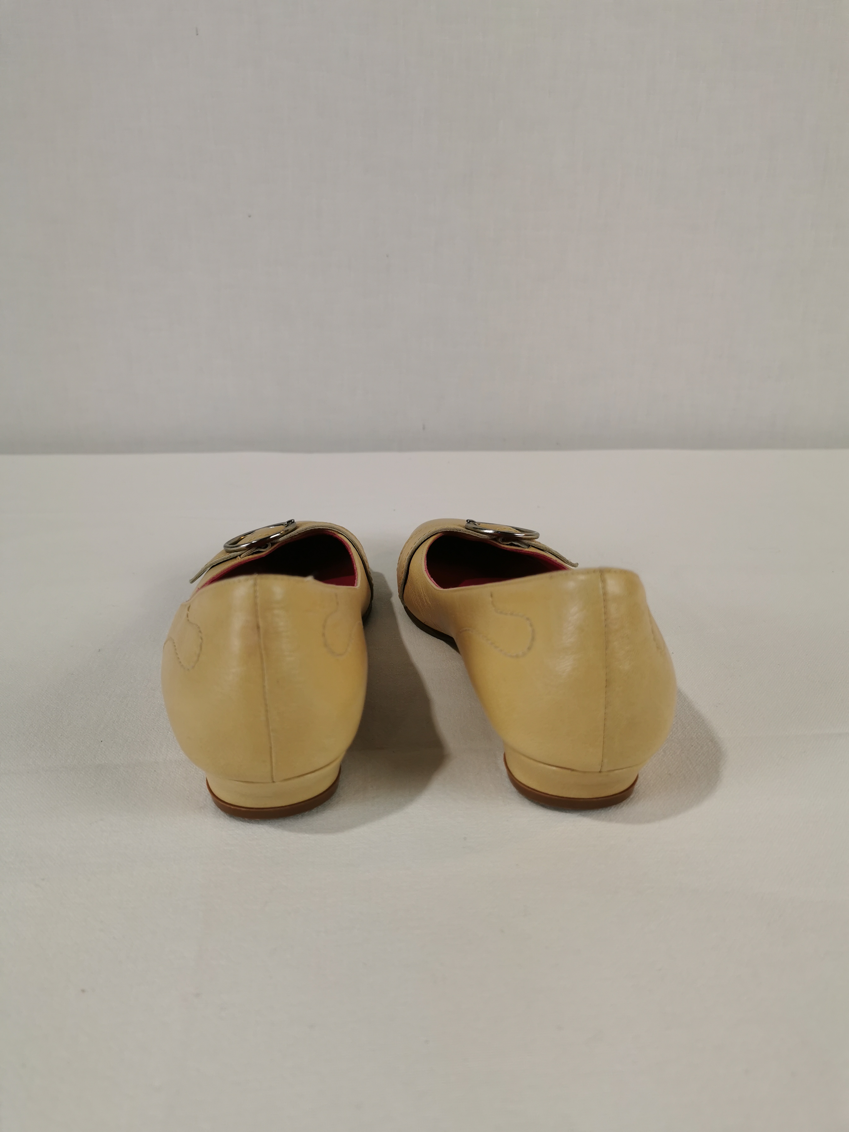 Ballerines beige - Manfield - taille 36 1/2 État correct - Vue 6 - 