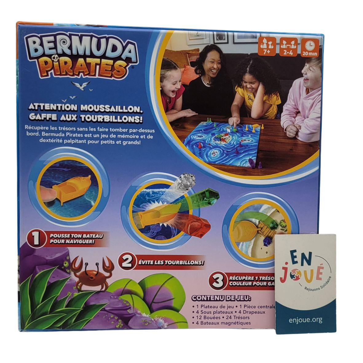 Jeu de société - Bermuda Pirates - FoxMind - À partir de 7 ans. Très bon état - Vue 3 - 