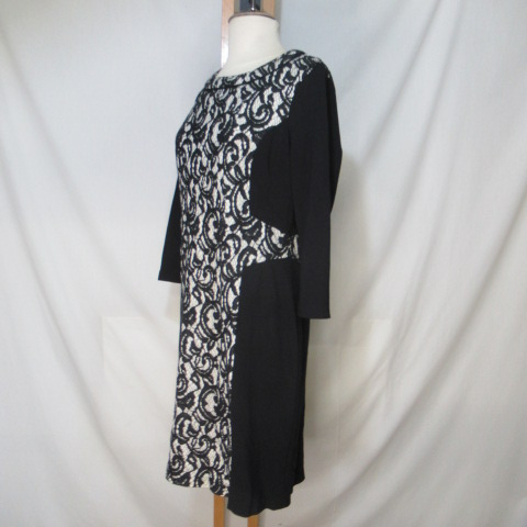 RF123 - Robe à manches 3/4 - Tanaïs - Taille 42 Bon état - Vue 3 - 