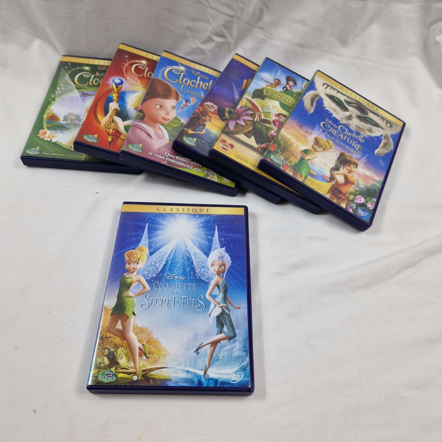 Voir photo 5 de Lot des 7 dvd la petite clochette Disney Lot des 7 dvd la petite clochette Disney Bon état - Vue 5 -