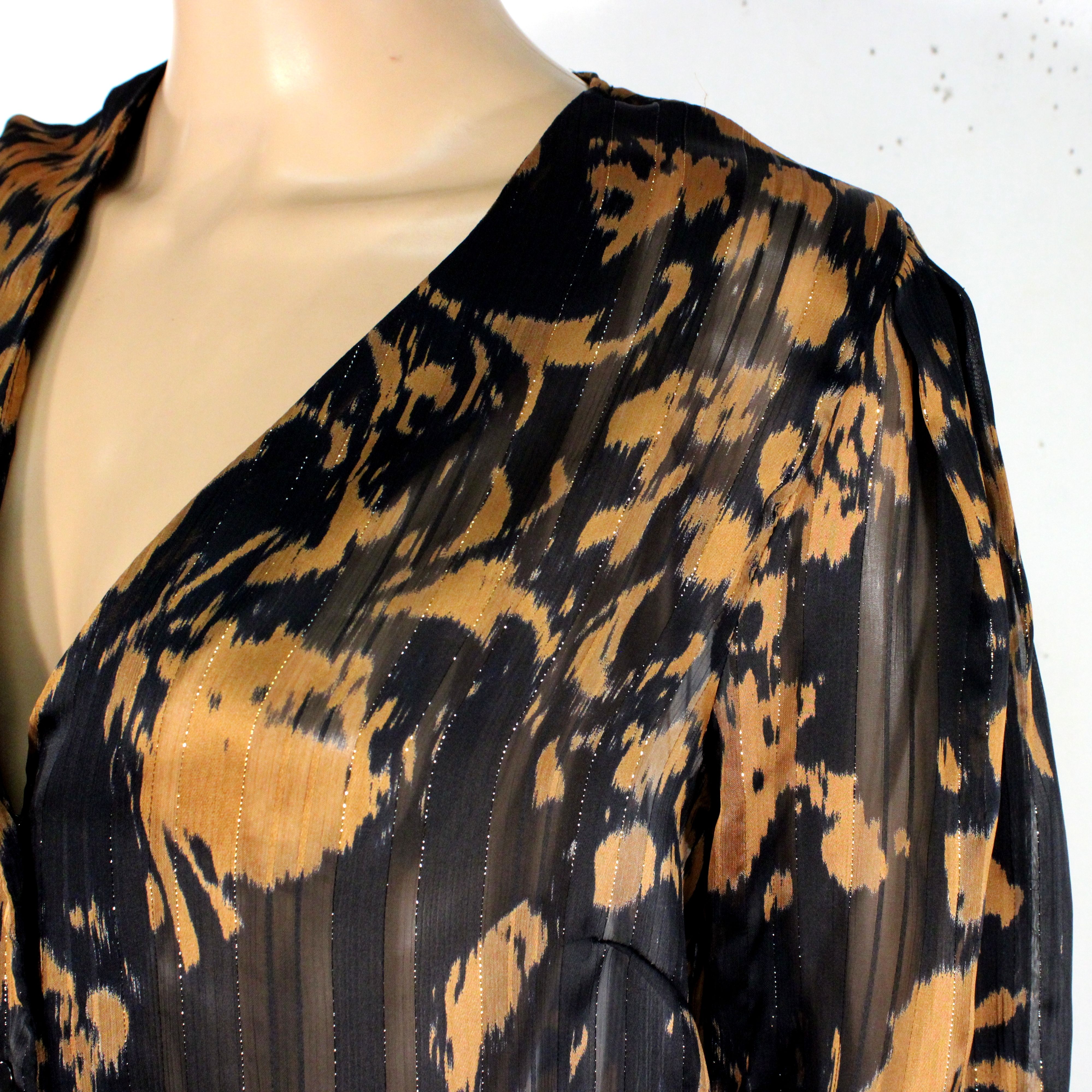 Chemise Femme Noire & Marron PROMOD Taille Estimée M - Photo 3