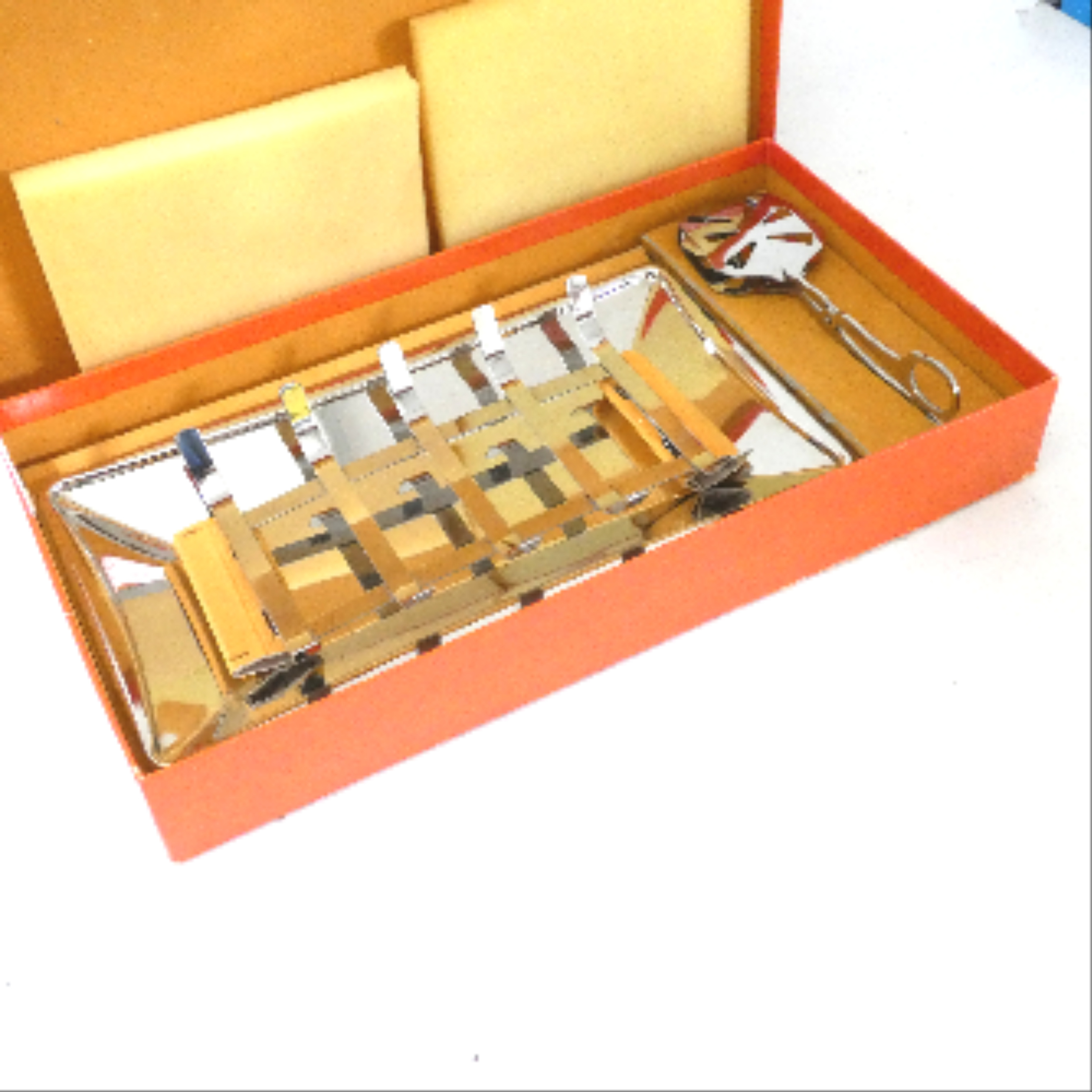LOT PLAT OCTOGONAL + Sauciere INOX 18/10 orfevre JEAN COUZON Service