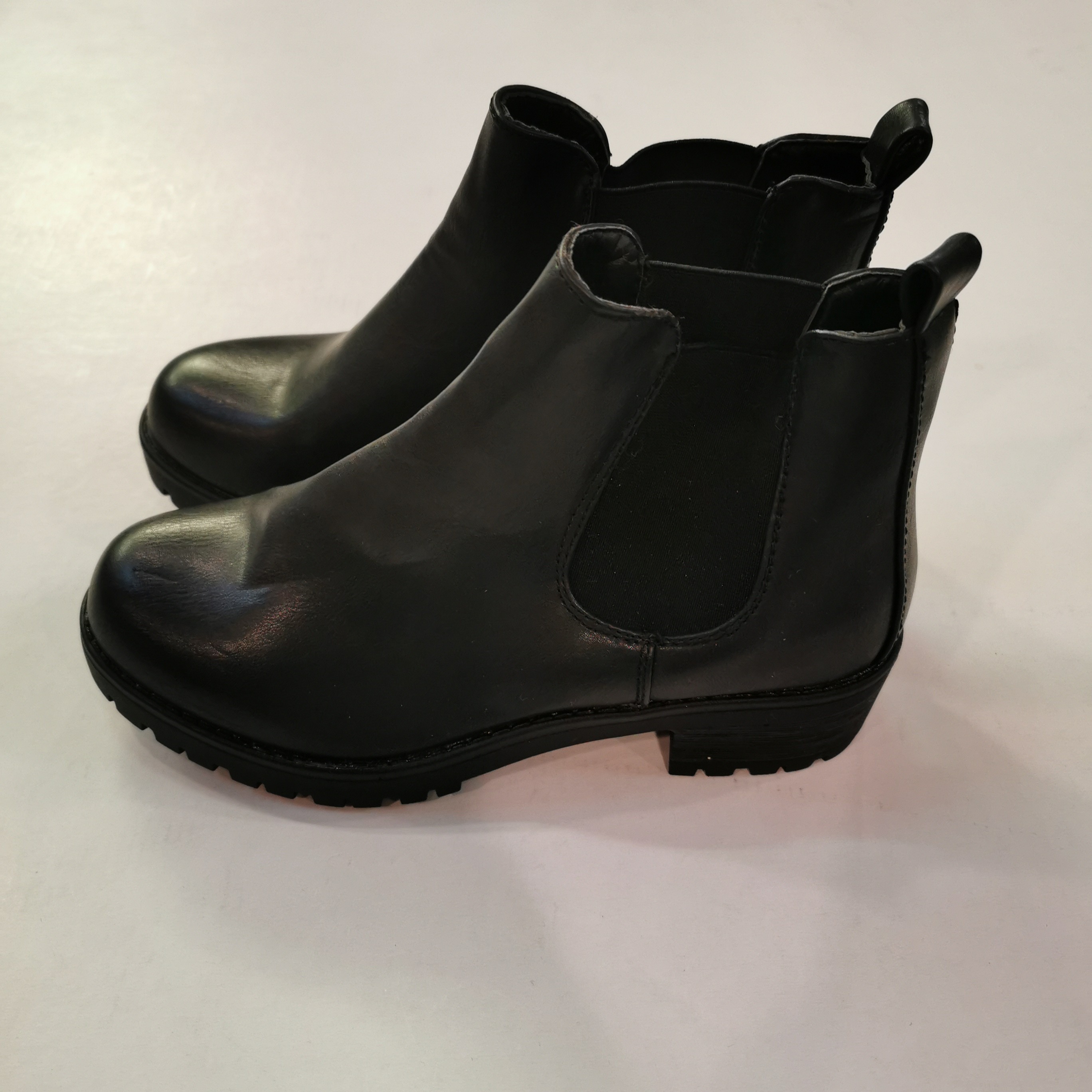 Bottines cuir noire - kayla - 37 - Photo 1