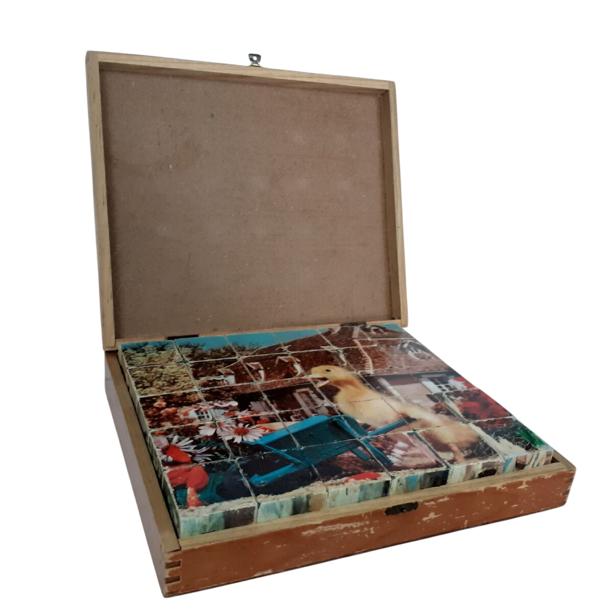 Jeu de cubes Saturnin - 4 Visuels différents - ORTF Bon état -  reconditionné disponible sur Label Emmaüs