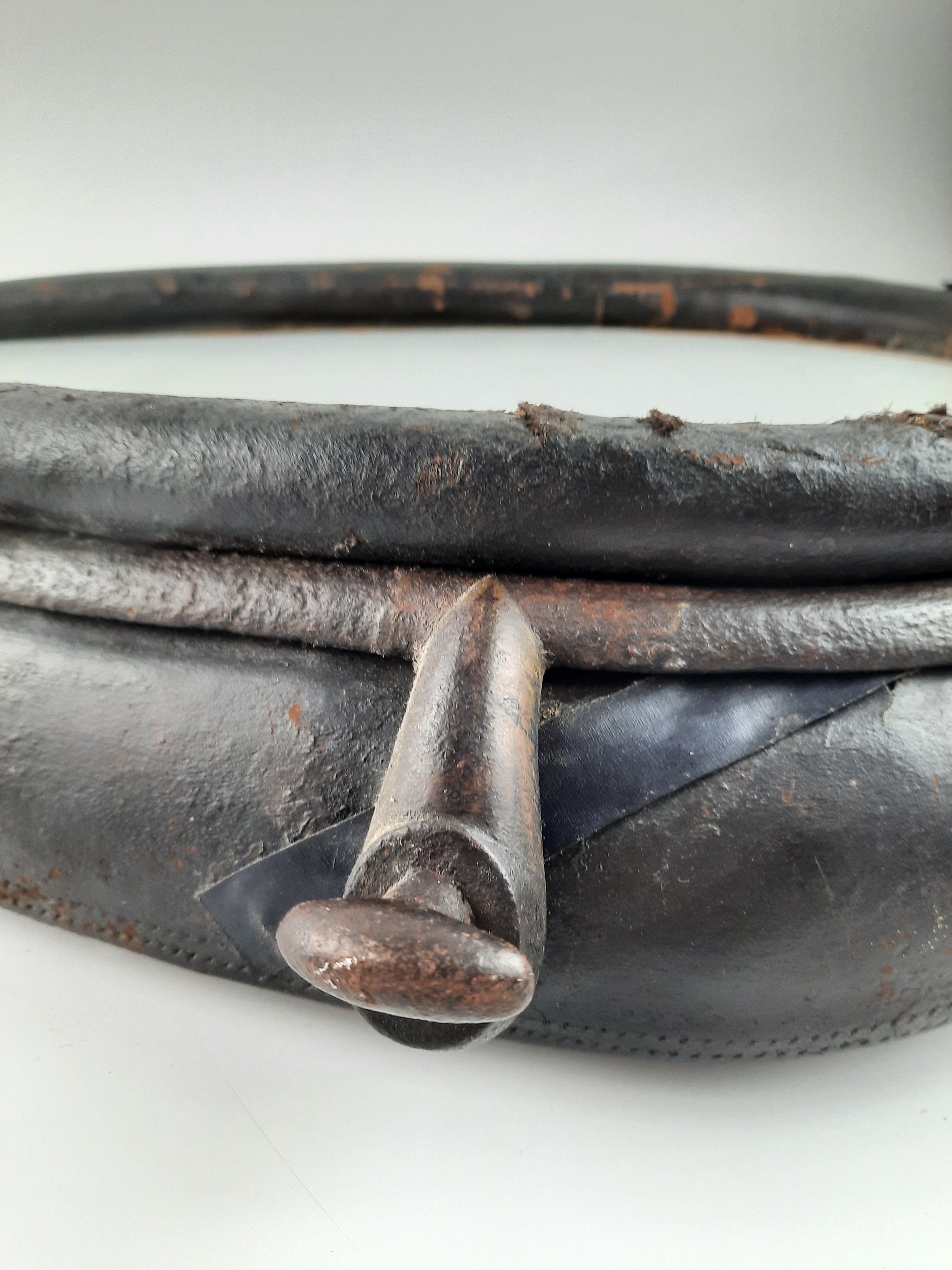 Ancien collier miroir de cheval - Photo 7