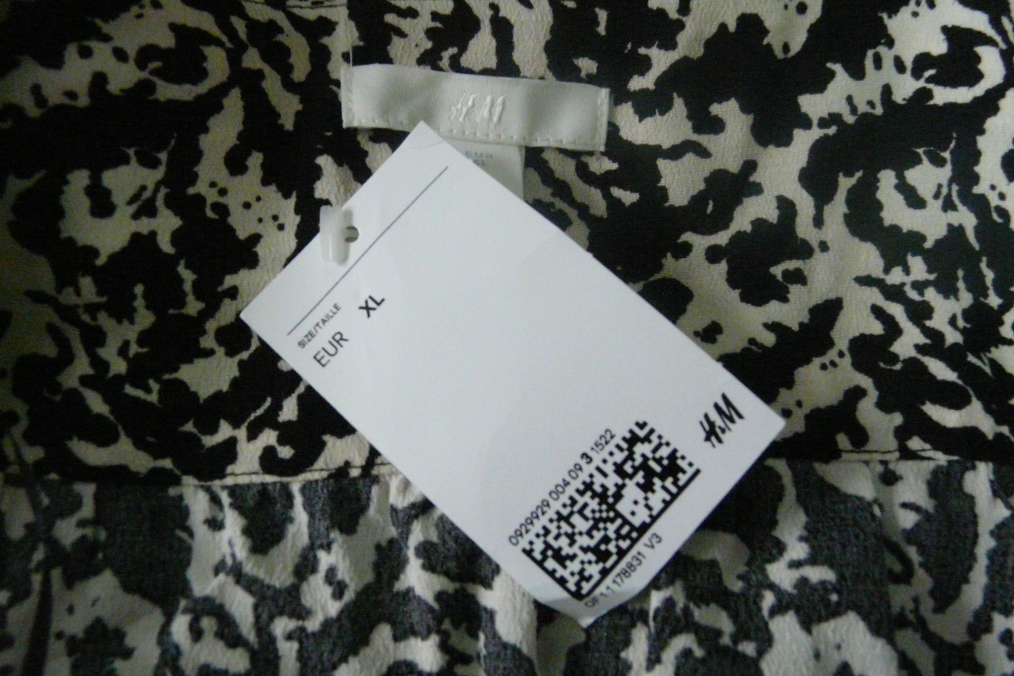 HF107 - Top imprimé - H&M - Taille XL Comme neuf - Vue 7 - 
