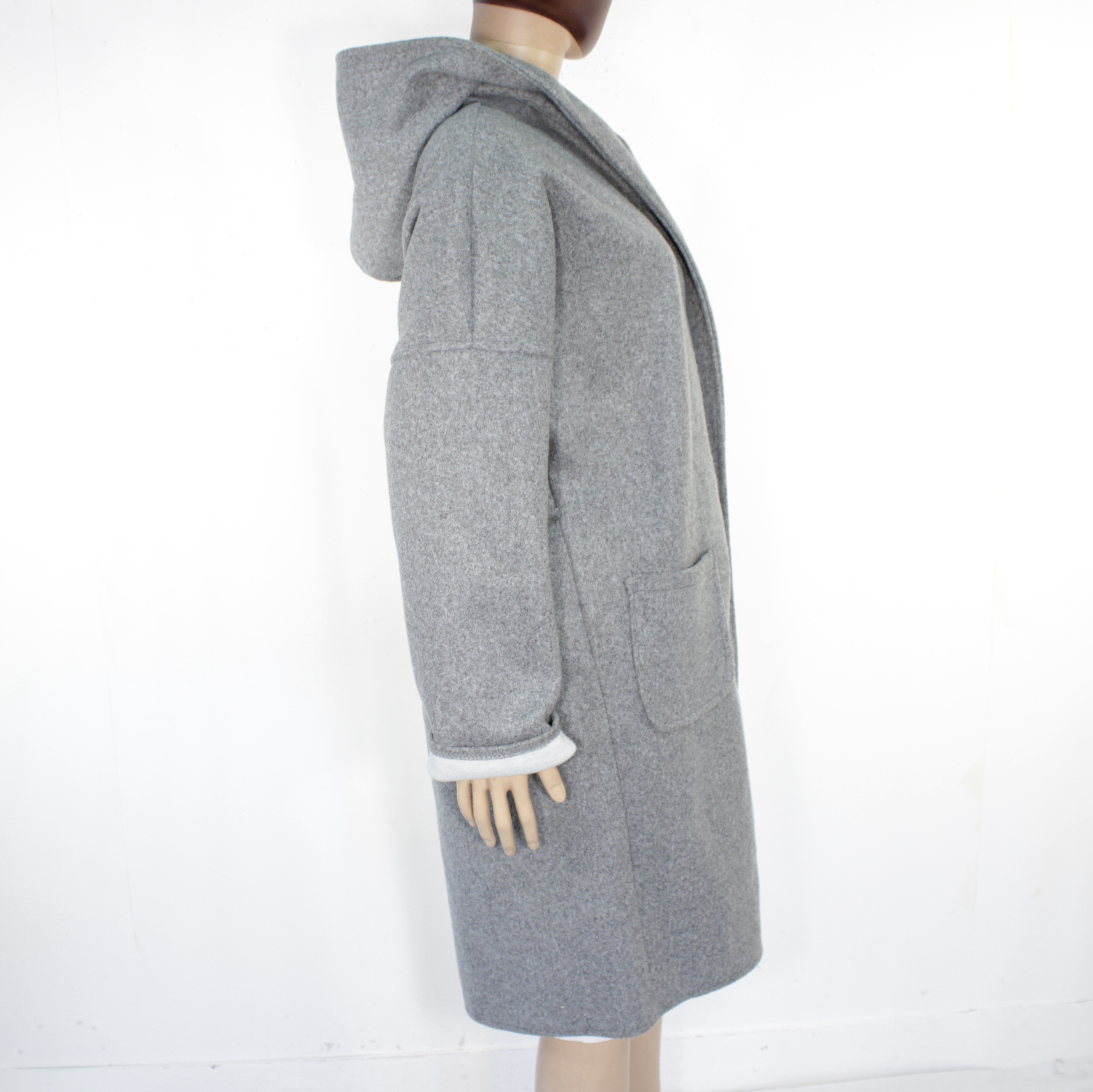 Manteau Léger Femme Gris MISS GIADA.F Taille 3 Bon état - Vue 2 - 