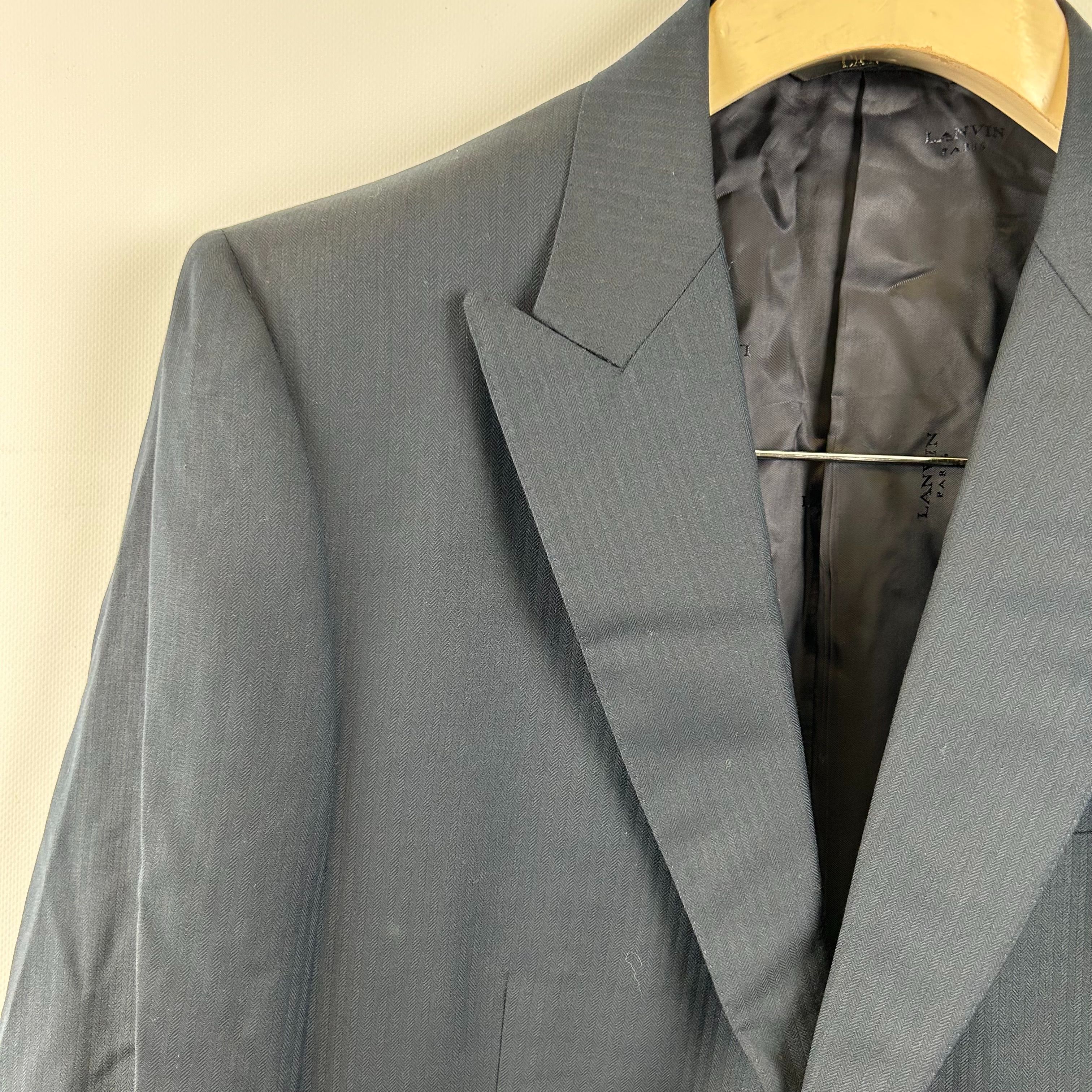 Lanvin Paris - Costume bleue marine - Taille 46 - Photo 1