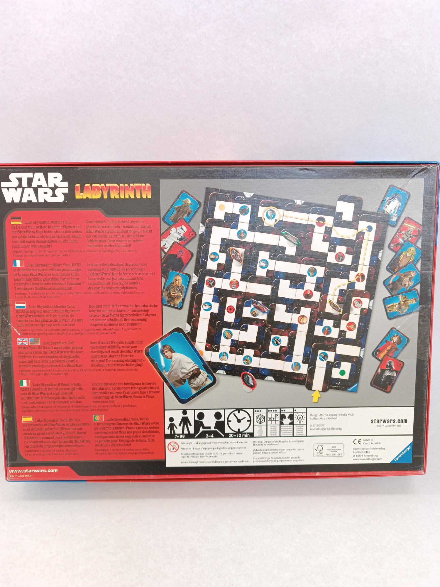Voir photo 4 de Jeu de société Labyrinth Stars Wars - Édition Française limitée Jeu de société Labyrinth Stars Wars - Édition Française limitée Très bon état - Vue 4 -